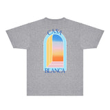Casablanca T Shirts Fashion Print Street