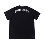 Palm Angels T Shirts Angel Broken Head Heart Printing Short Sleeve T-shirt Men's Loose