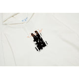 OFF WHITE Hoodie Trendy Street Style Personalized Cotton