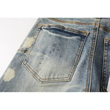 Purple Brand Jeans Pure Cotton High Street Trend #9092
