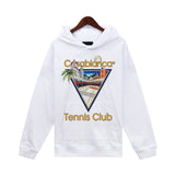 Casablanca Hoodie Autumn/Winter Rainbow Print Hooded Sweater