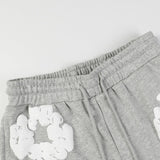 Denim Tears Outfit: T Shirt/Shorts (Separate Purchase Options) Loose Short Sleeve T-shirt Casual Shorts Suit