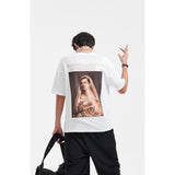 Caravaggio T-Shirts Men's Design round Neck Cotton Short Sleeve T-shirt Men