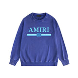 Amiri Distressed Sweatshirt Printed Trendy Pure Cotton