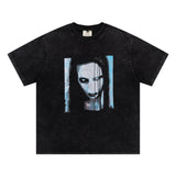 Marilyn Manson T Shirt Marilyn Manson Vintage Heavy Distressed Short Sleeve T-shirt