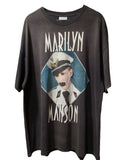 Marilyn Manson T Shirt Heavy Vintage Tee Short Sleeve T-shirt Men and Women Oversize