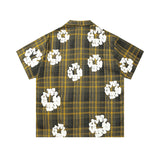 Denim Tears Shirt Kapok Plaid Short Sleeve Shirt
