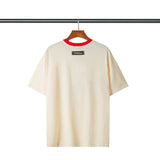 We11 Done T Shirts Cartoon Pattern Collarless Youth Cotton Casual Loose