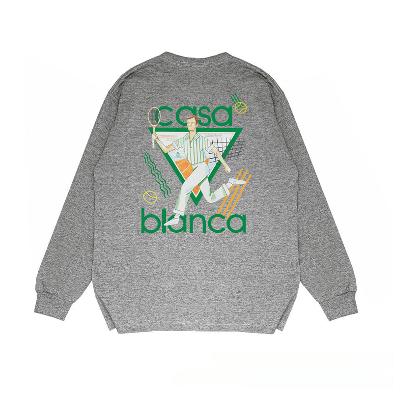 Casablanca Long sleeve T-shirt Printed loose T-shirt