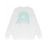 Amiri Long Sleeved Shirt Printed Trendy Pure Cotton