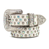 Hip-hop punk rhinestone belt punk style