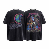 SAINT MICHAEL Vintage T Shirt Tour Limited FOG Earth Lizard Man Short Sleeve