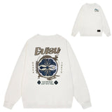 Evisu Sweatshirts M letter Print Unisex Sweatshirts