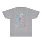 Casablanca T Shirts Fashion Print Street