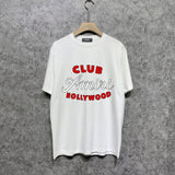 Amiri t shirts hollywood club printing short sleeve