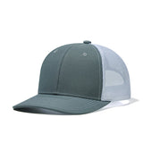 Trendy flat brimmed hat sunshade net hat
