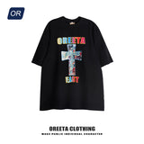 Jesus Is King T Shirt Men's Clothing Print round Neck Loose Short Sleeves T-shirt
