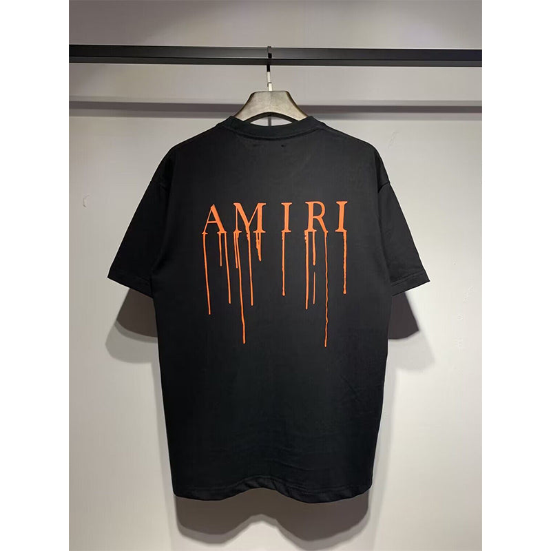 Amiri T Shirts Fashion Print Couple High Street