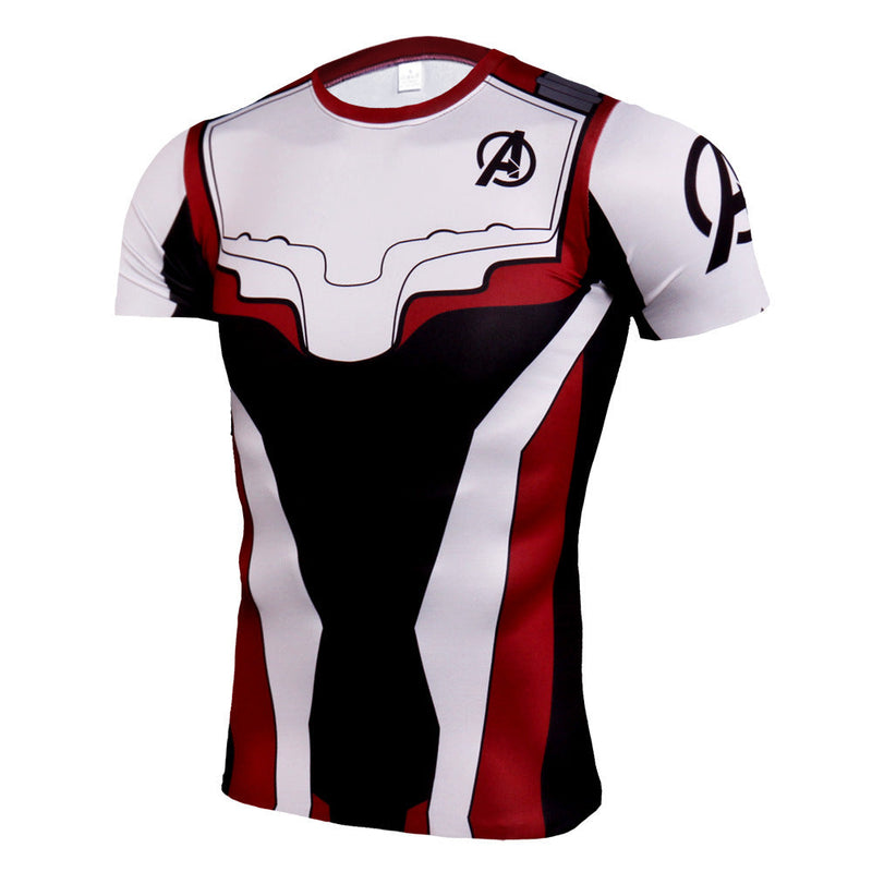 Marvel T Shirt Marvel Reconnection 4 Quanta Combat Clothes Short Sleeve T-shirt