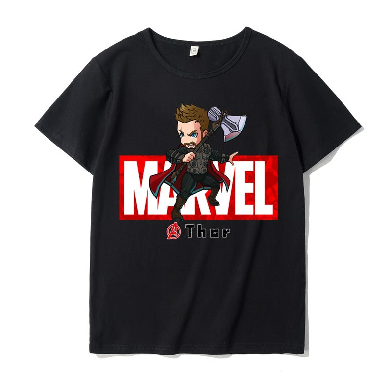 Marvel T Shirt Avengers T-shirt Short Sleeve