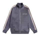 Palm Angels Sweatshirts Suit Striped Color Matching Sports Suit Loose Casual Suit