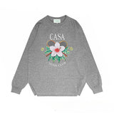 Casablanca Long sleeve T-shirt Fashion Multi-Colour Crew Neck Loose