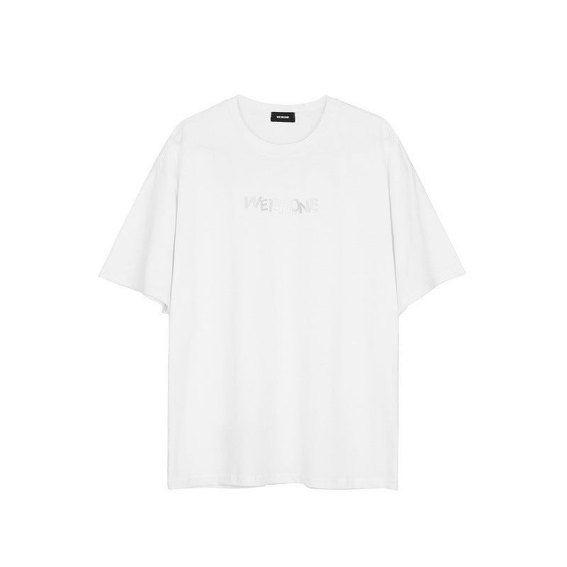 We11 Done T Shirts We11done Letter Printing Men's and Women's Same Casual