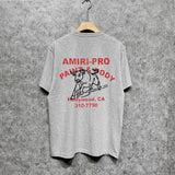 Amiri t shirts bull printing short sleeve