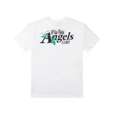 Palm Angels T Shirts Embroidery Letter Print Short-Sleeve Loose Casual