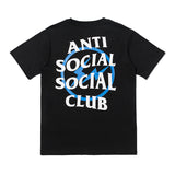 Anti Social Club T Shirt Summer Print Men's Short Sleeve T-shirt