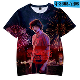 Stranger Things T Shirt Stranger Things3d Digital Printing Casual Short Sleeve T-shirt