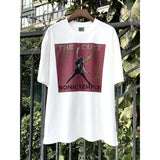 Mens Vintage T-Shirts VINTAGE Old Printed Crew Neck Short Sleeve T-Shirt