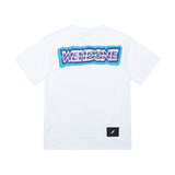 We11 Done T Shirts Graffiti Printing Summer Men's and Women's Casual Short Sleeve