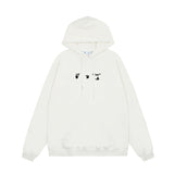 OFF WHITE Hoodie Trendy Street Style Personalized Cotton
