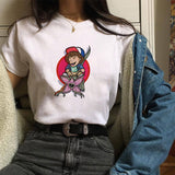 Stranger Things T Shirt Printed Polyester Crew Neck Women's T-shirt