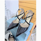 Louboutin-style red bottom shoes fashion style gridsclelegant test empty red bottom nude pink high heels.cm pointed toe sandals