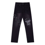 Amiri Jeans Straight Loose Letter Embroidery Casual