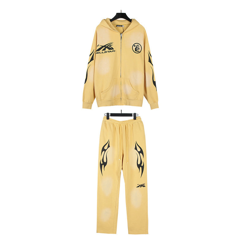 HS Hoodie And Pants Two-Piece Set