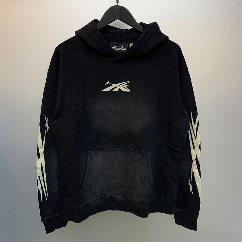 HS Hoodie Retro Printed Loose Autumn and winter