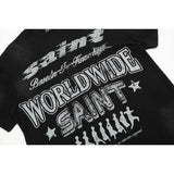 Unisex T-Shirts Saint Michael Fashion Loose Tee