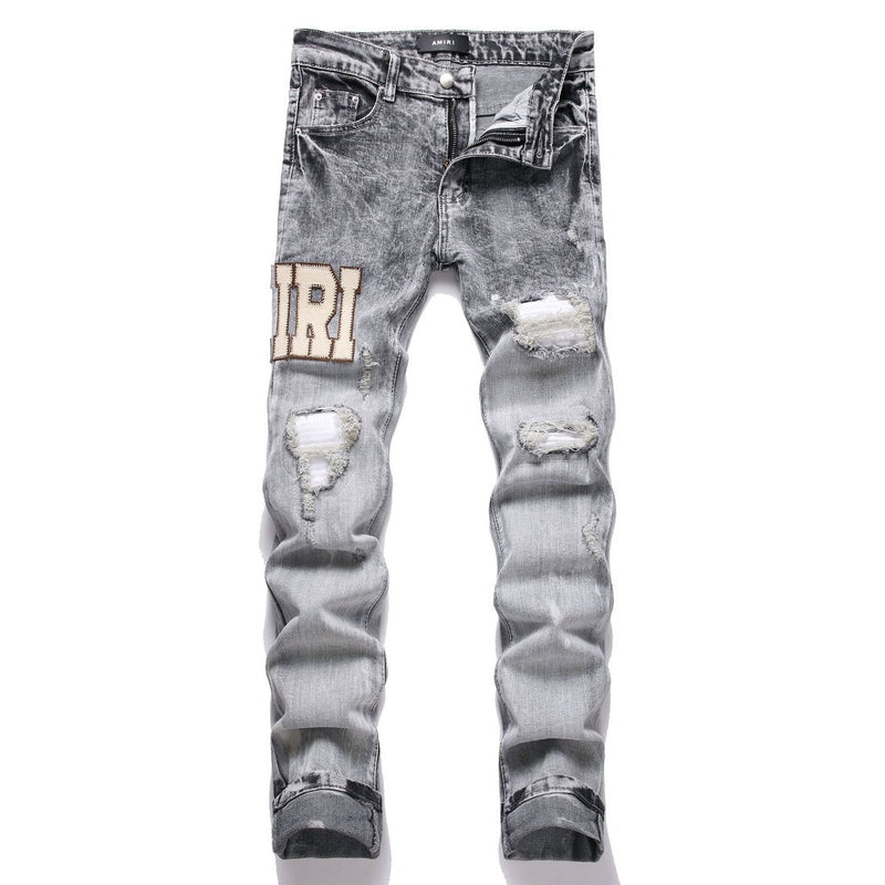 Amiri Jeans Ripped Stretch Jeans
