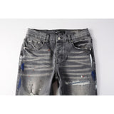 Purple Brand Jeans Pure Cotton High Street Trend #9107