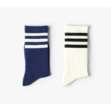 Men socks summer stripes cotton long tube