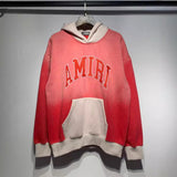 Amiri Hoodie AMI stitching embroidered letter hooded sweater