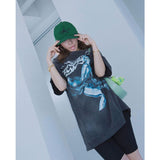 Saint Michael T Shirt Vintage Distressed Short Sleeve Niche Casual T-shirt
