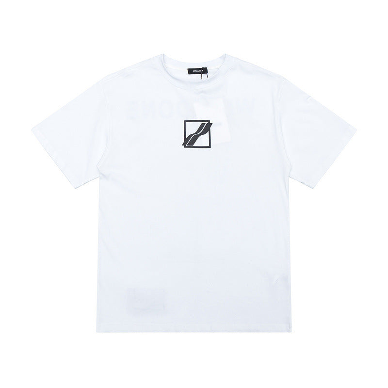 We11 Done T Shirts We11donelogo Letter Printing Summer Casual Men and Women Same Style