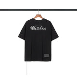 We11 Done T Shirts Loose Youth Letter Printing Men and Women Same Style