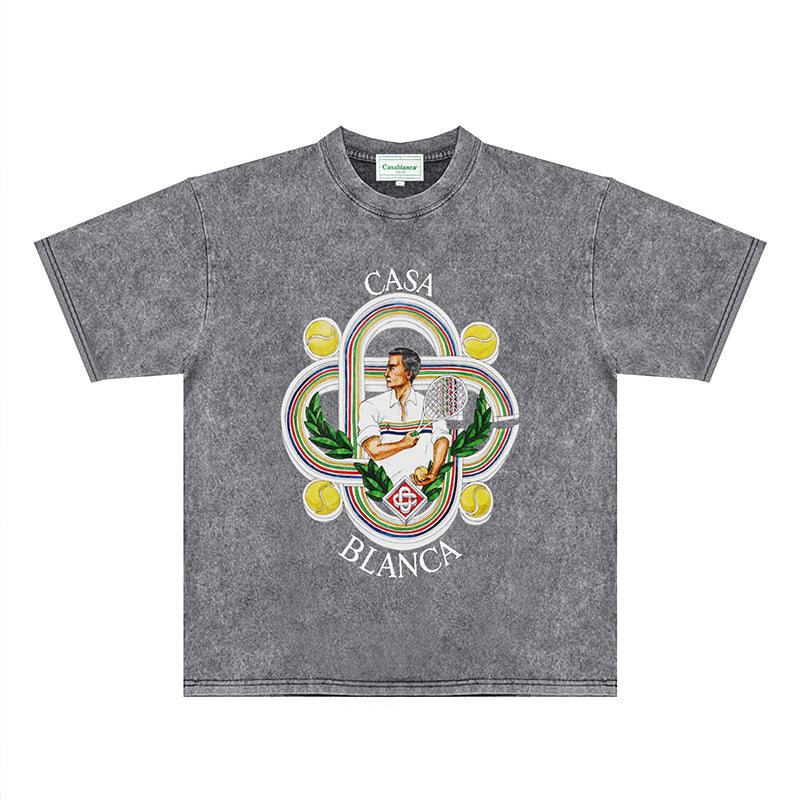 Casablanca Distressed T-Shirt