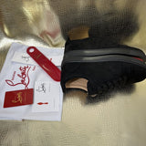 Louboutin-style red bottom shoes european station clmen sneakers men's shoes low-top shoes casualfashion red bottom shoes trendyexporteasiest for match