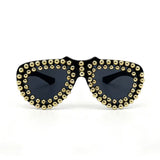 Trendy punk glasses retro
